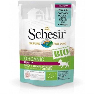 Schesir Bio Range Tavuklu Pouch Yavru 85 gr Köpek Maması kullananlar yorumlar